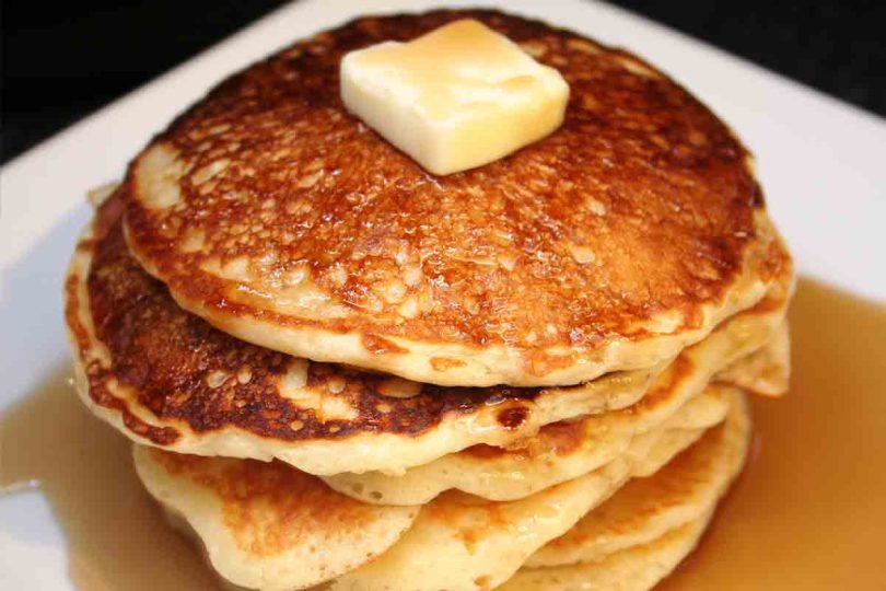 Old Fashioned Pancakes: A classic and simple recipe for fluffy, golden pancakes made with basic ingredients like flour, sugar, eggs, and milk.