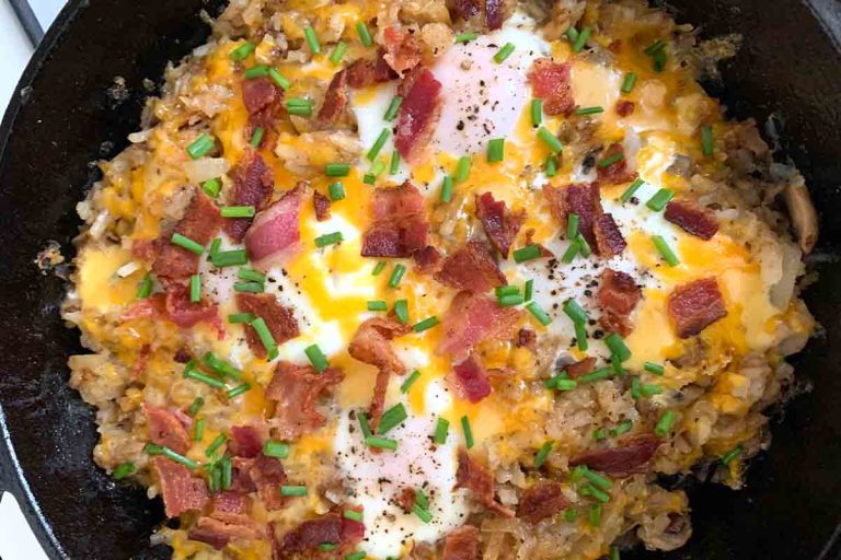 Cheesy Bacon Egg Hashbrown Casserole Recipesdeal