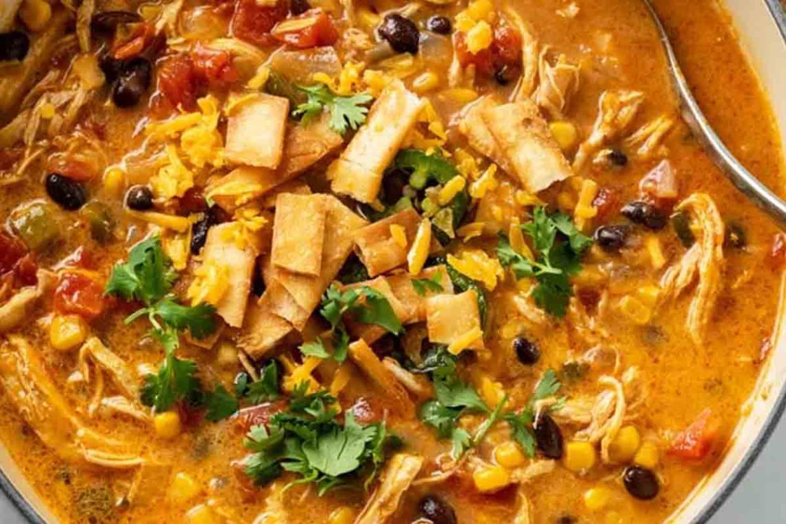 Crock Pot Tortilla Soup | Recipesdeal | Recipes