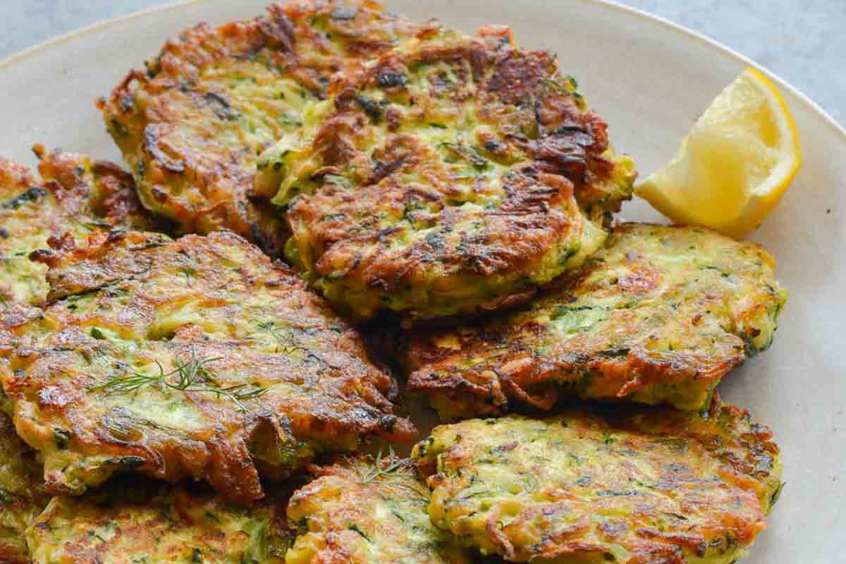 Zucchini Patties Recipe | Recipesdeal | Recipes