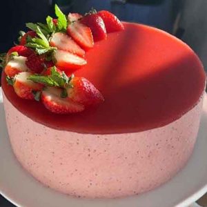 Strawberry Mousse Cake Recipe
